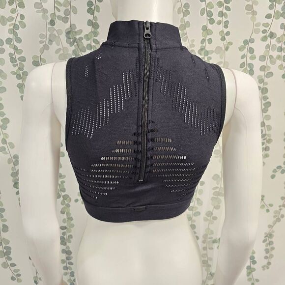 Koral UNAMI MAURI N MOCK NECK CROP TOP Sz S - Picture 6 of 9